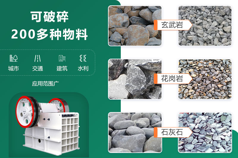 鄂破機可破碎多種物料，應(yīng)用范圍廣